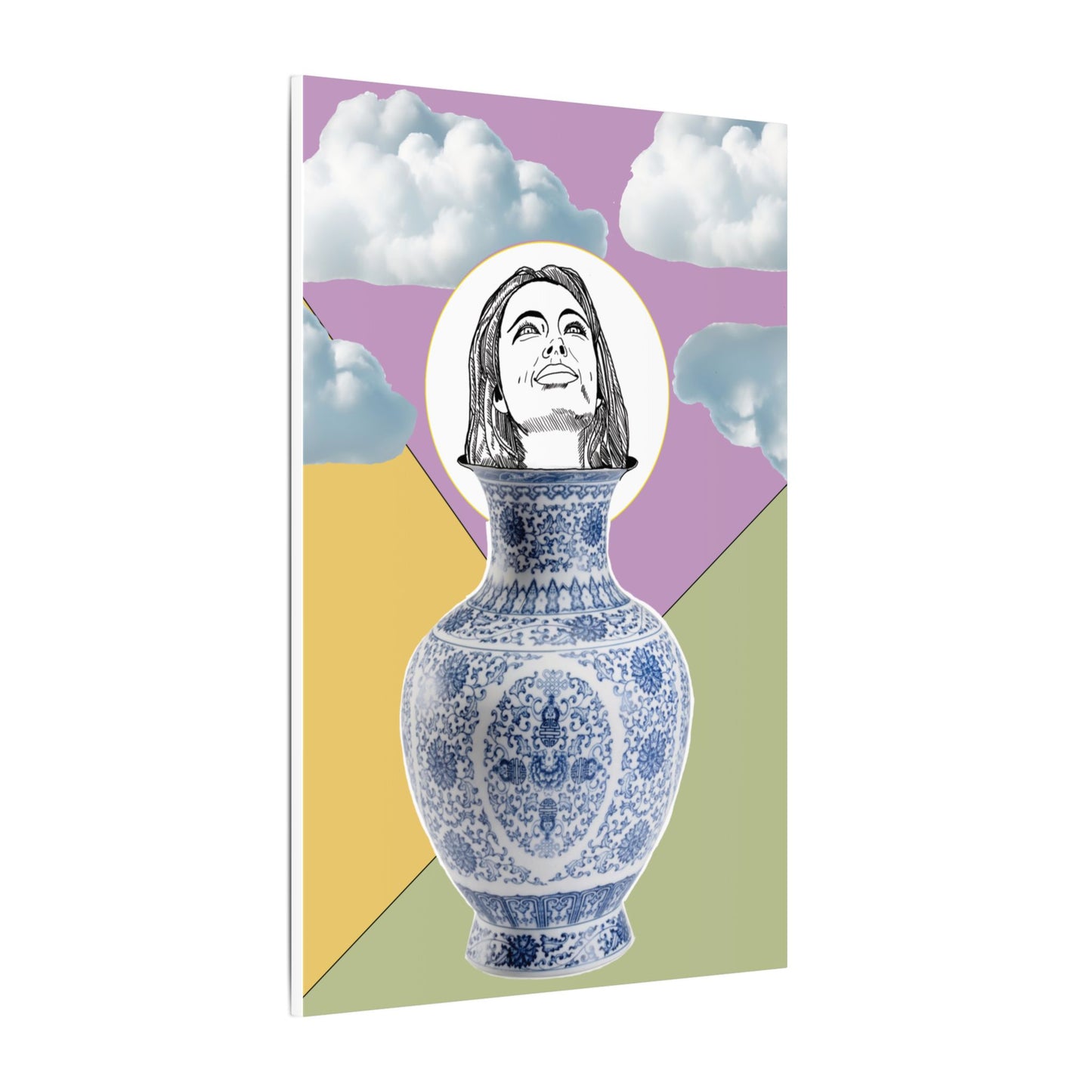 Artistic Stretched Canvas Print, Whimsical Home Decor, Modern Wall Art, Unique Gift, Inspired Artwork